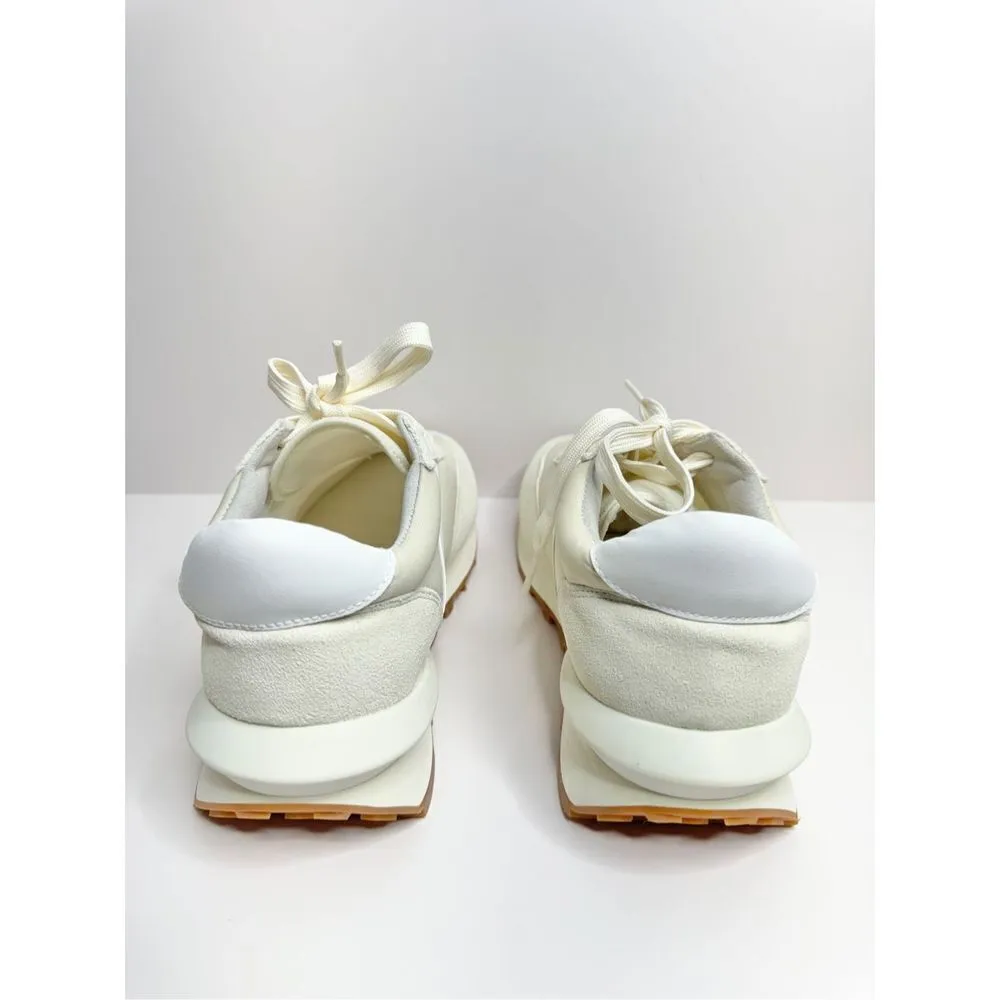 J/Slides Sneakers Size 7 Cream Leather Lifestyle Athletic and Training Shoes NEW - Image 9