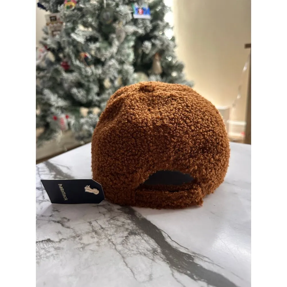 NEW NWT Hat Attack Revolve Sherpa Cap Tobacco Brown - Image 4