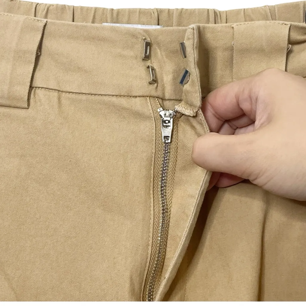 I.AM.GIA Cobra Jogger Pants Tan Elastic Hem Women’s Size Small Streetwear - Image 8