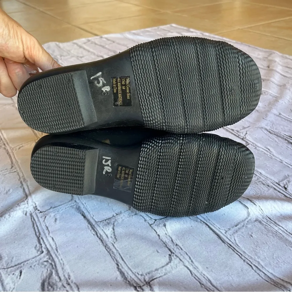 Seven 7 Wool Goose Boots Brand New Duck Boots Black Green Old Money Asthetic Sz6 - Image 9