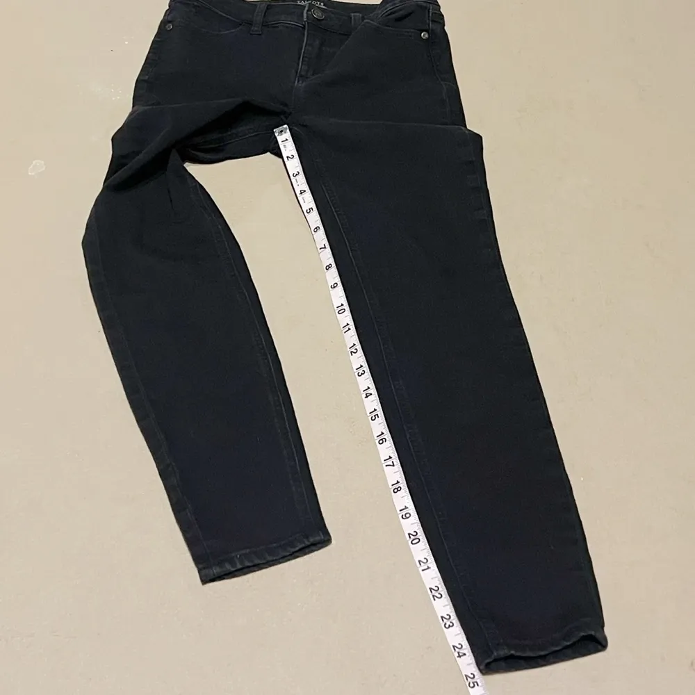 Talbots Flawless 5 Pocket Skinny Jeans Jeggings Black Charcoal Wash Sz 4 Petite - Image 3