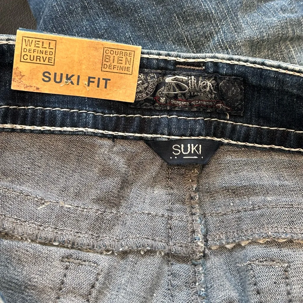 Silver Blue Jeans Suki Mid Capri Fluid NWT Womens waist size 31 W31/L22 1/2 - Image 6