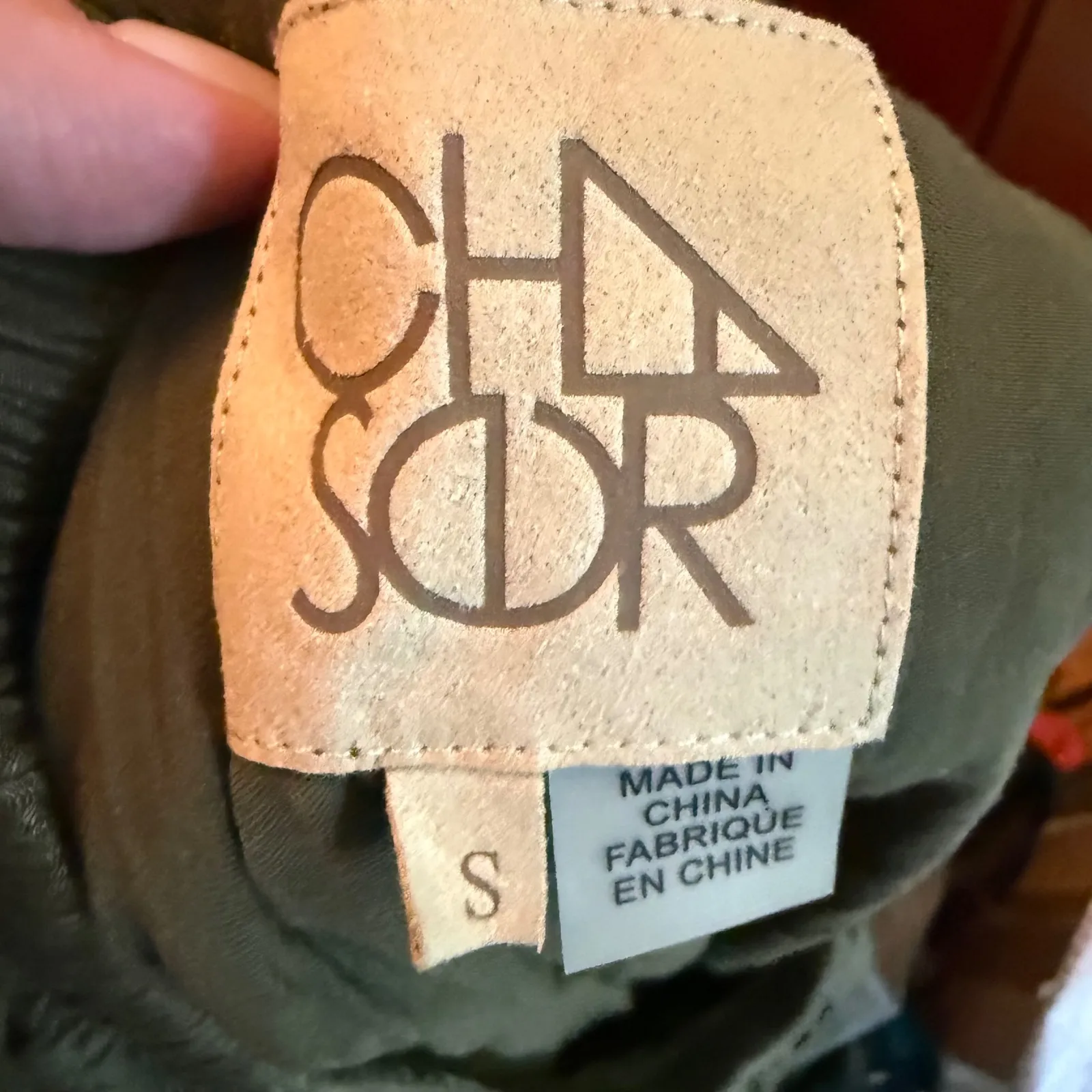 CHASER Olive Green Romper Womens Small Off Shoulder Ruffle Drawstring Boho - Image 9