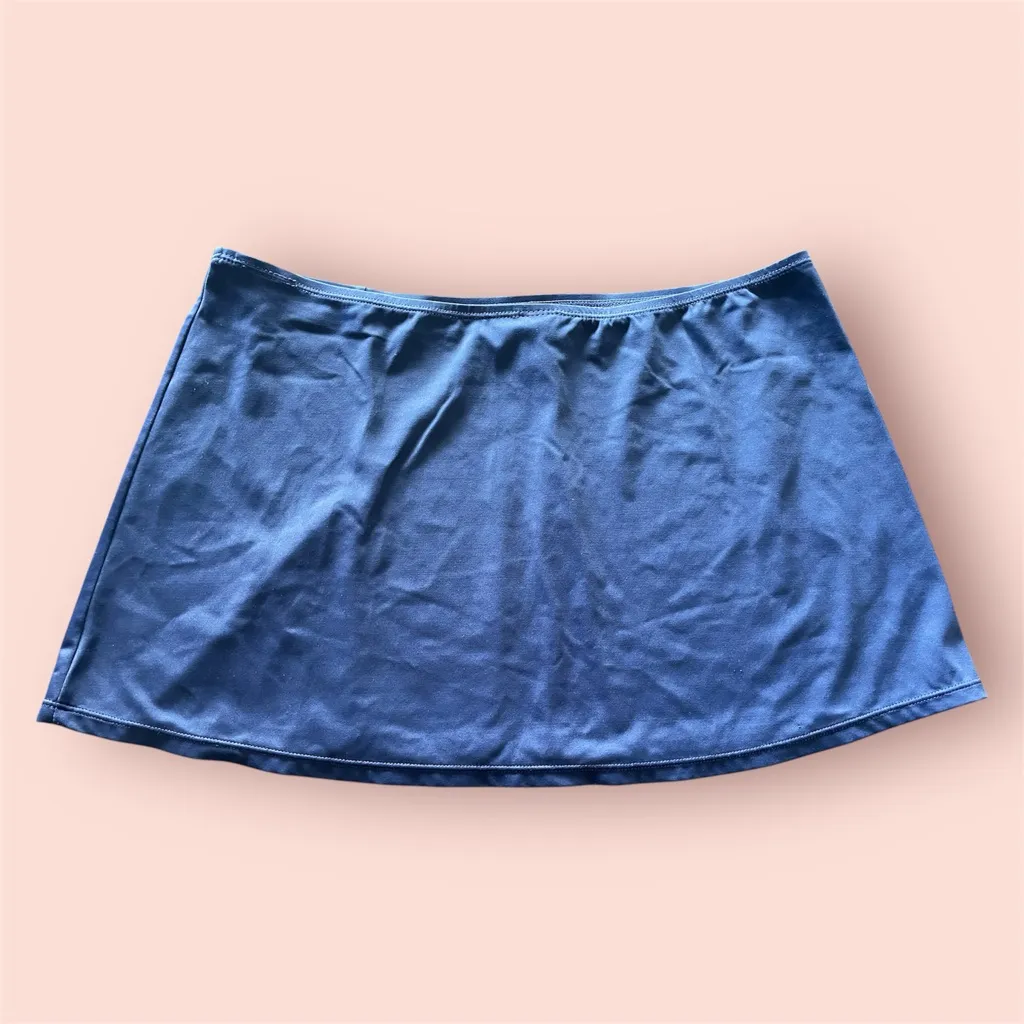 Jantzen  Blue cover up skirt with slit size Medium - Image 2