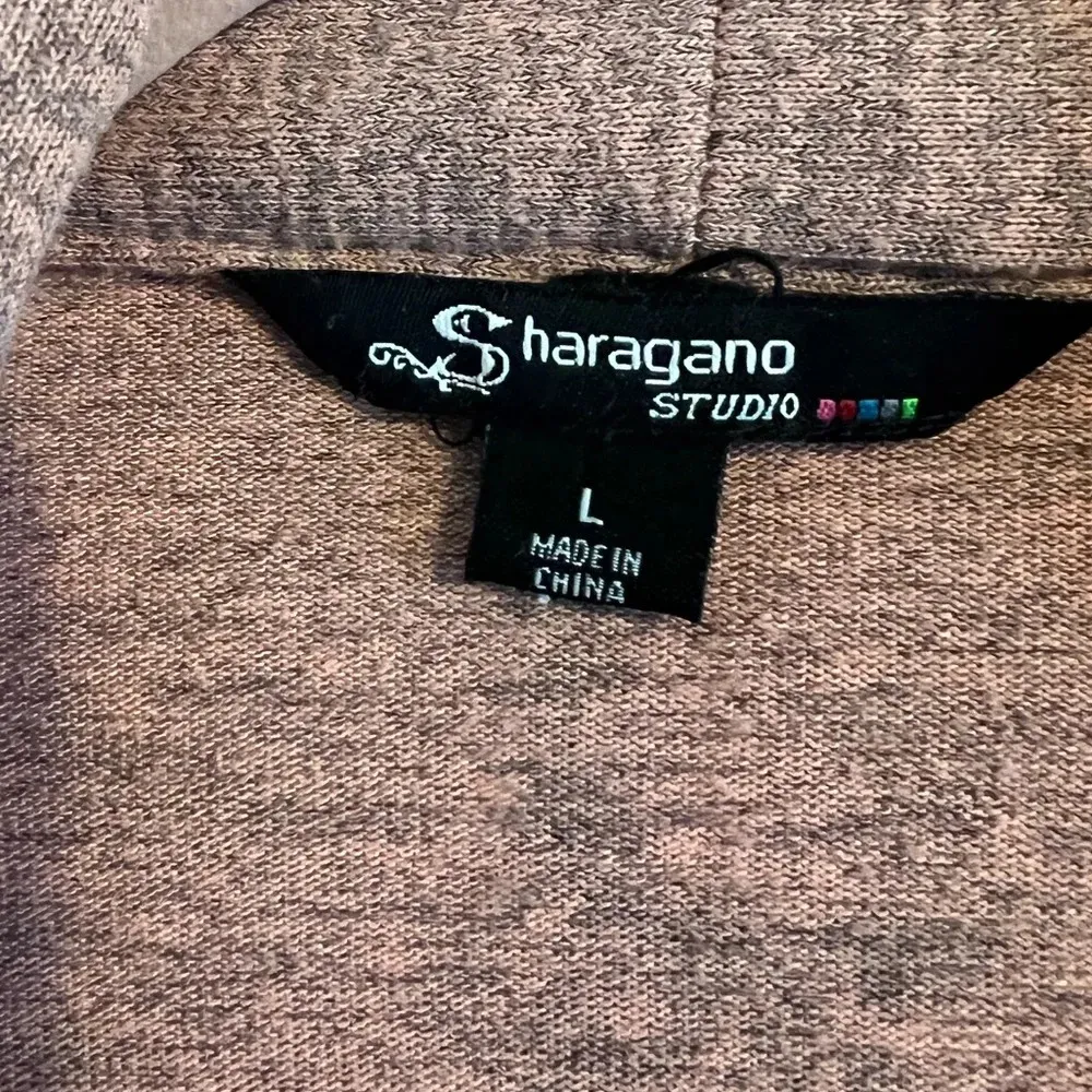 Sharagano Studio Cardigan Sweater Open Front Large - Image 3