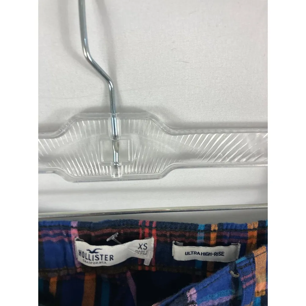 Hollister Y2K 90s Plaid Ultra High Rise Pants Size XS - Image 4