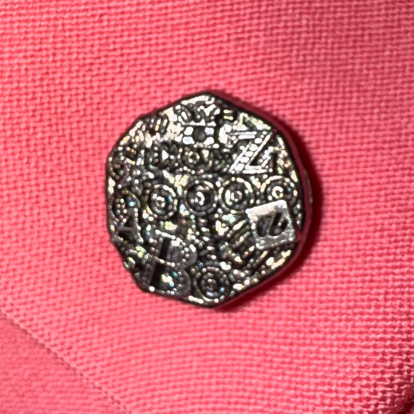 CHRISTIAN LACROIX BAZAR Vintage Salmon Pink Pleated Button Detail Mini Skirt 6 - Image 4