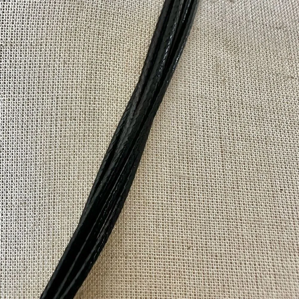 Rhinestone teardrop pendant necklace on multi Cord - Image 3