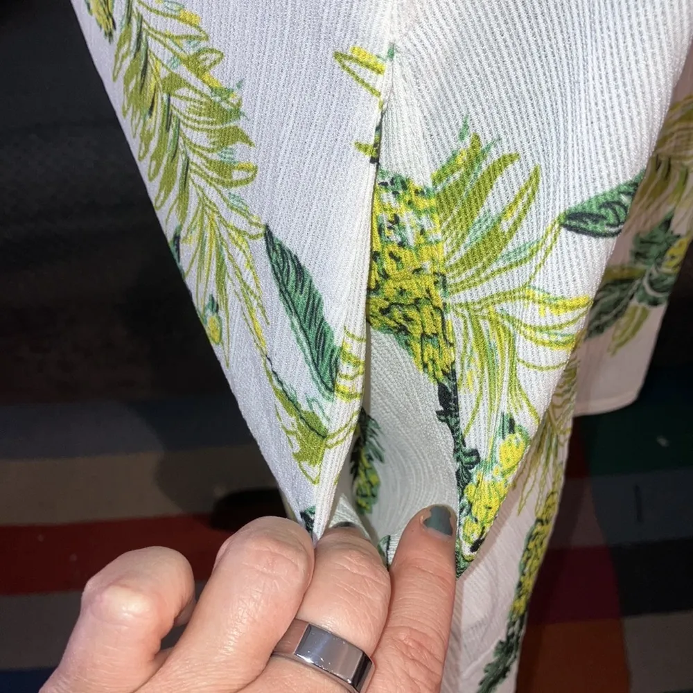 NWOT Loveriche Tropical Print Halter Dress, Large - Image 5