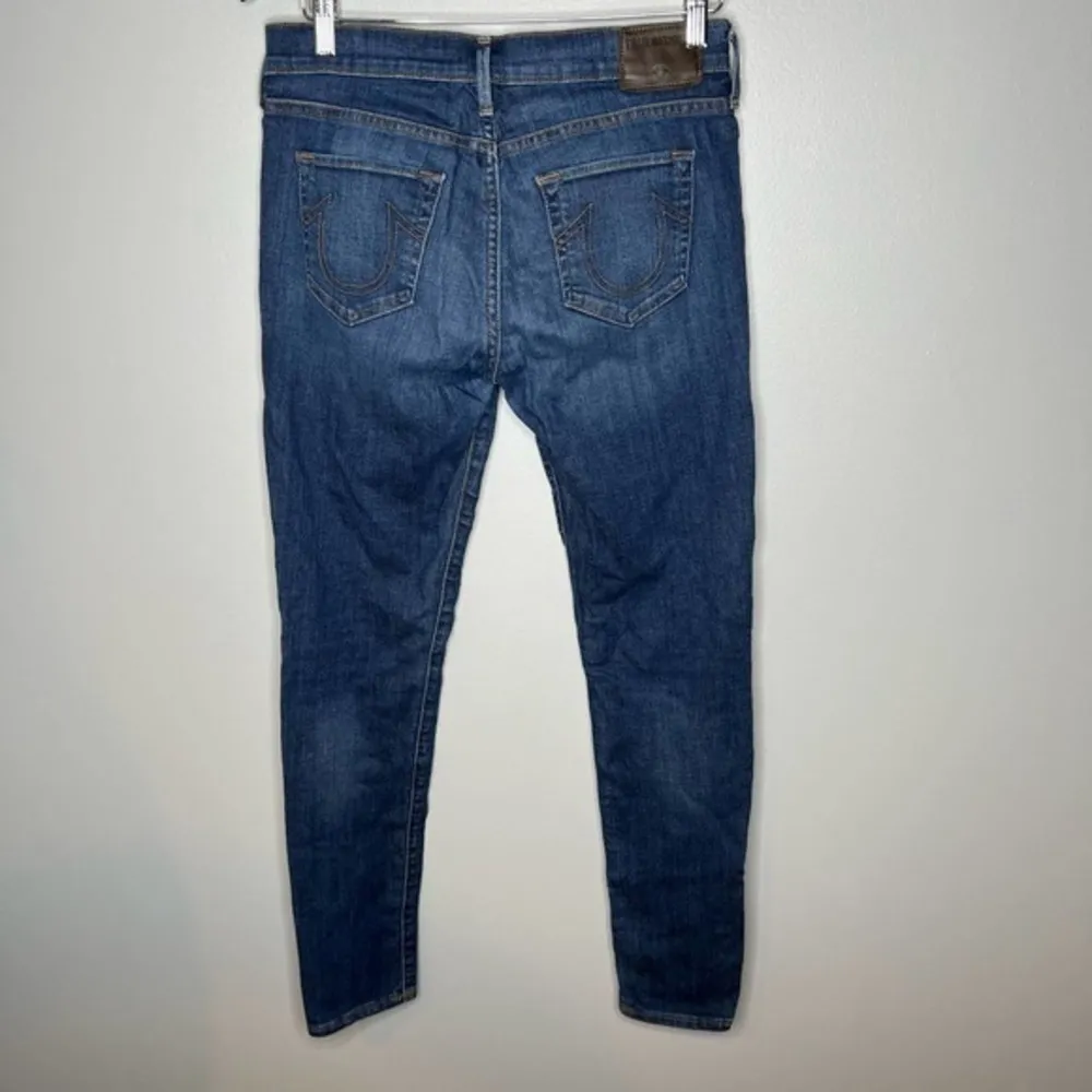 True Religion halle mid rise super skinny women's denim blue jeans size 29 - Image 7
