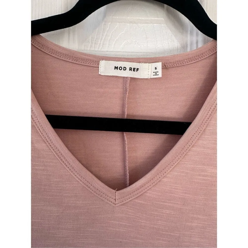 Mod Ref Jovie Blush Maxi T Shirt Dress - Image 3