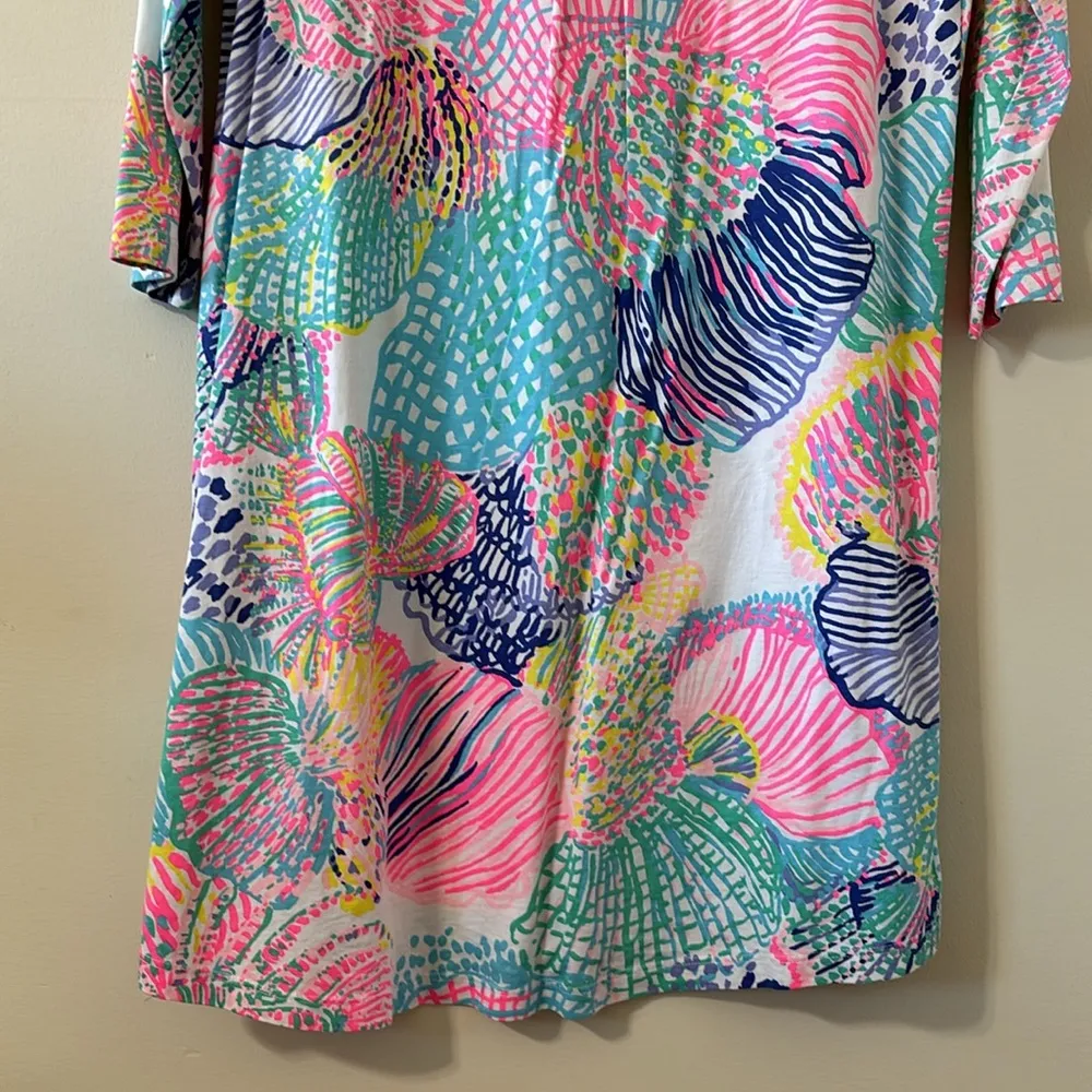 Lilly Pulitzer Ali Dress Roar of the Seas 3/4 Sleeve Casual Dress Size Medium - Image 8
