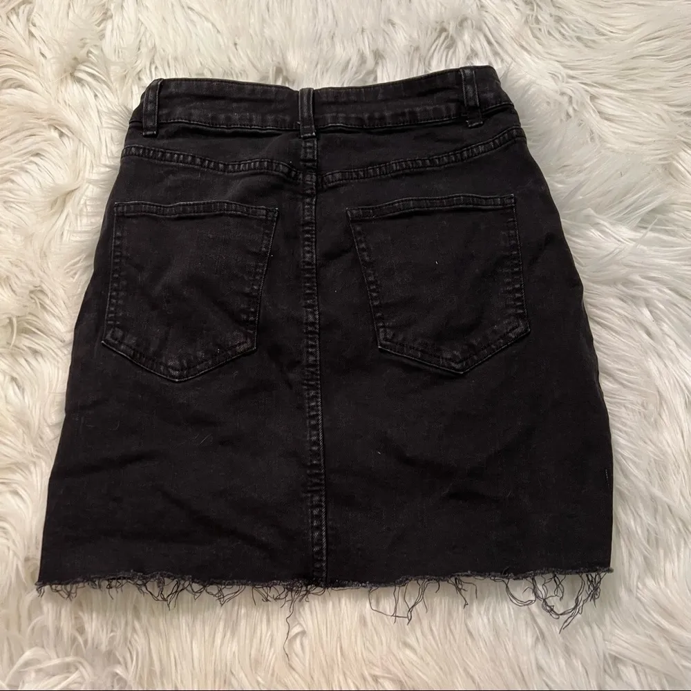 Cotton On Denim Mini Skirt Black - Image 8