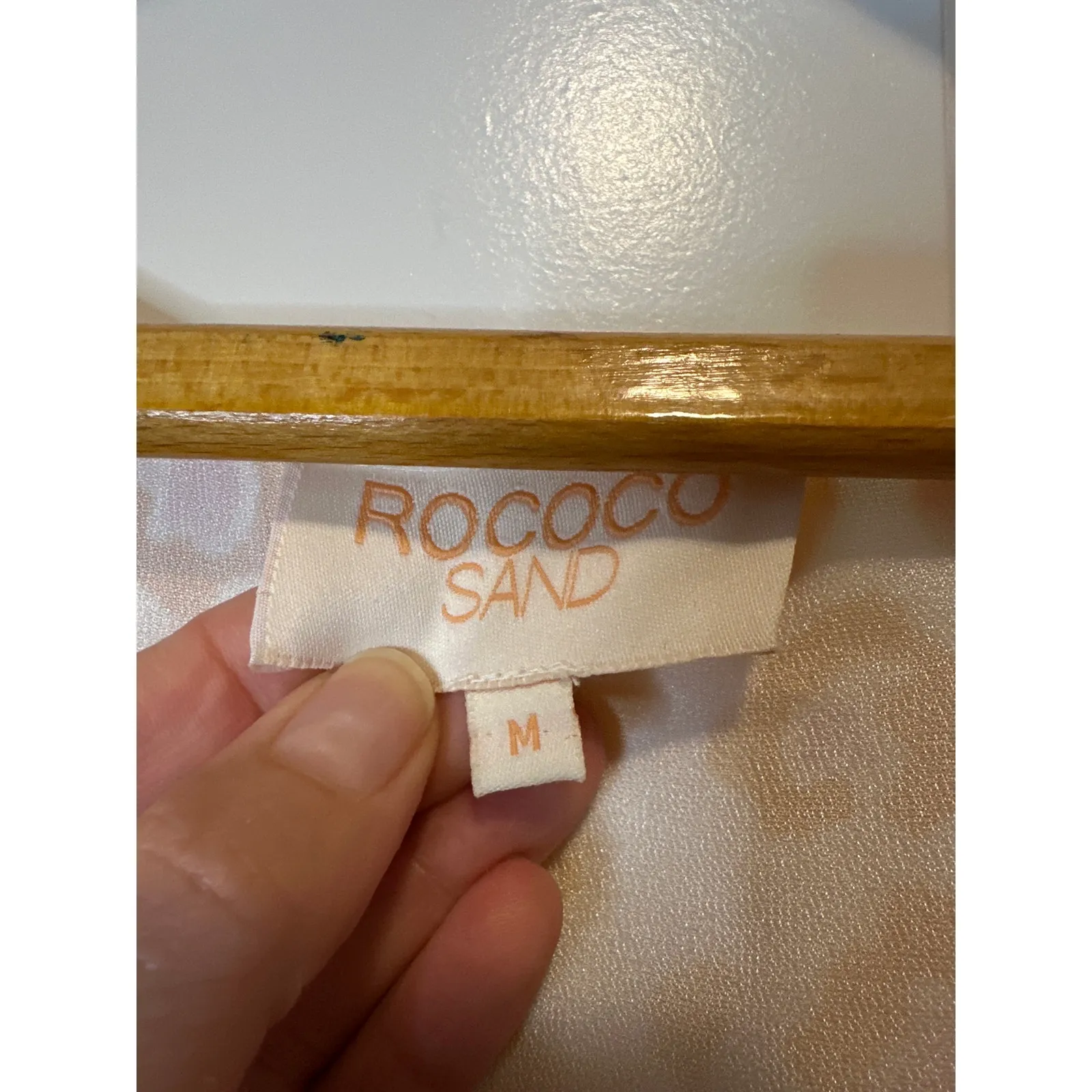 Rococo Sand Avana Ombré Leopard Maxi Dress Size M White Size M - Image 5