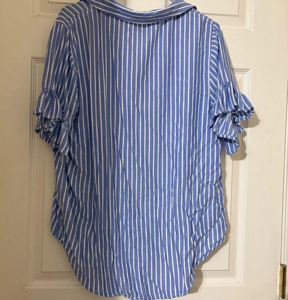 Beach Lunch Lounge Nisa Shirt- Blue Tide xl sold out online - Image 8