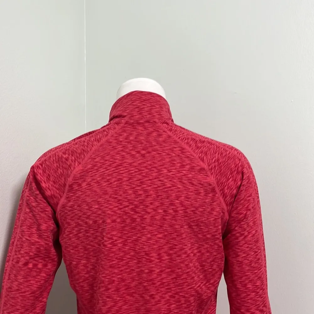 REI long sleeve red zigzag quarterzip - Image 6