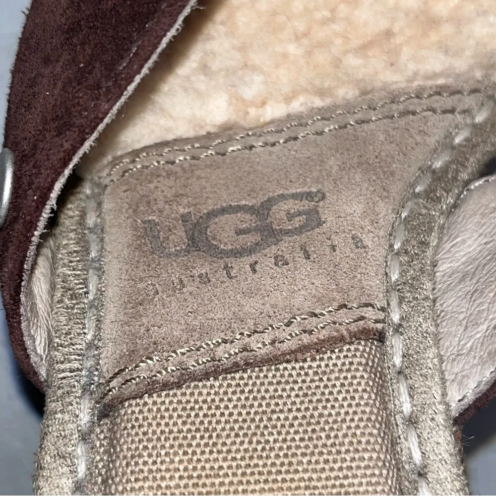 Ugg Margot Brown Suede Wedge Sandals - Image 6