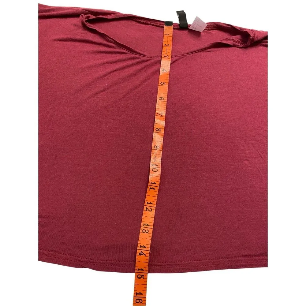 Divided Cropped T Shirt Womens Size 4 Crop Top Lounge Casual Boho Gym Workout - Image 9