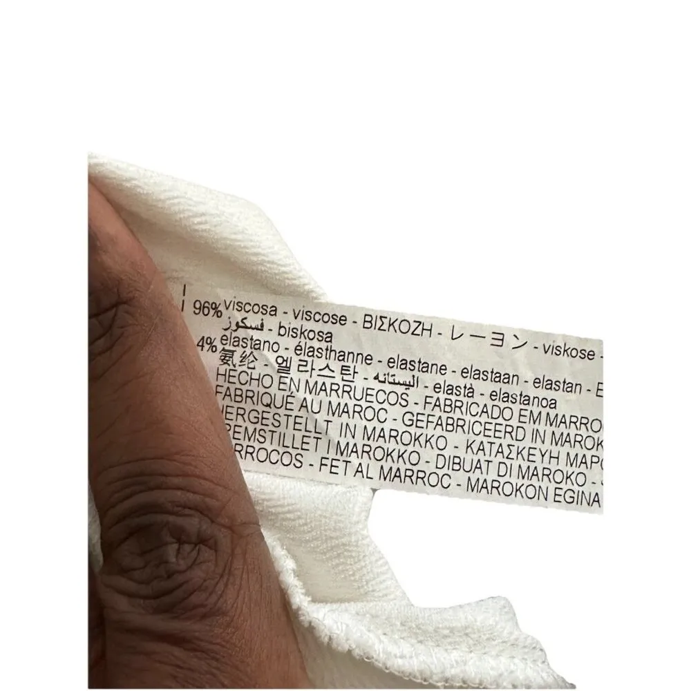 Zara Slip Dress Cowl Neck Women Sz M Stretchy  Adjustable Strap Elegant Prom Y2k - Image 4