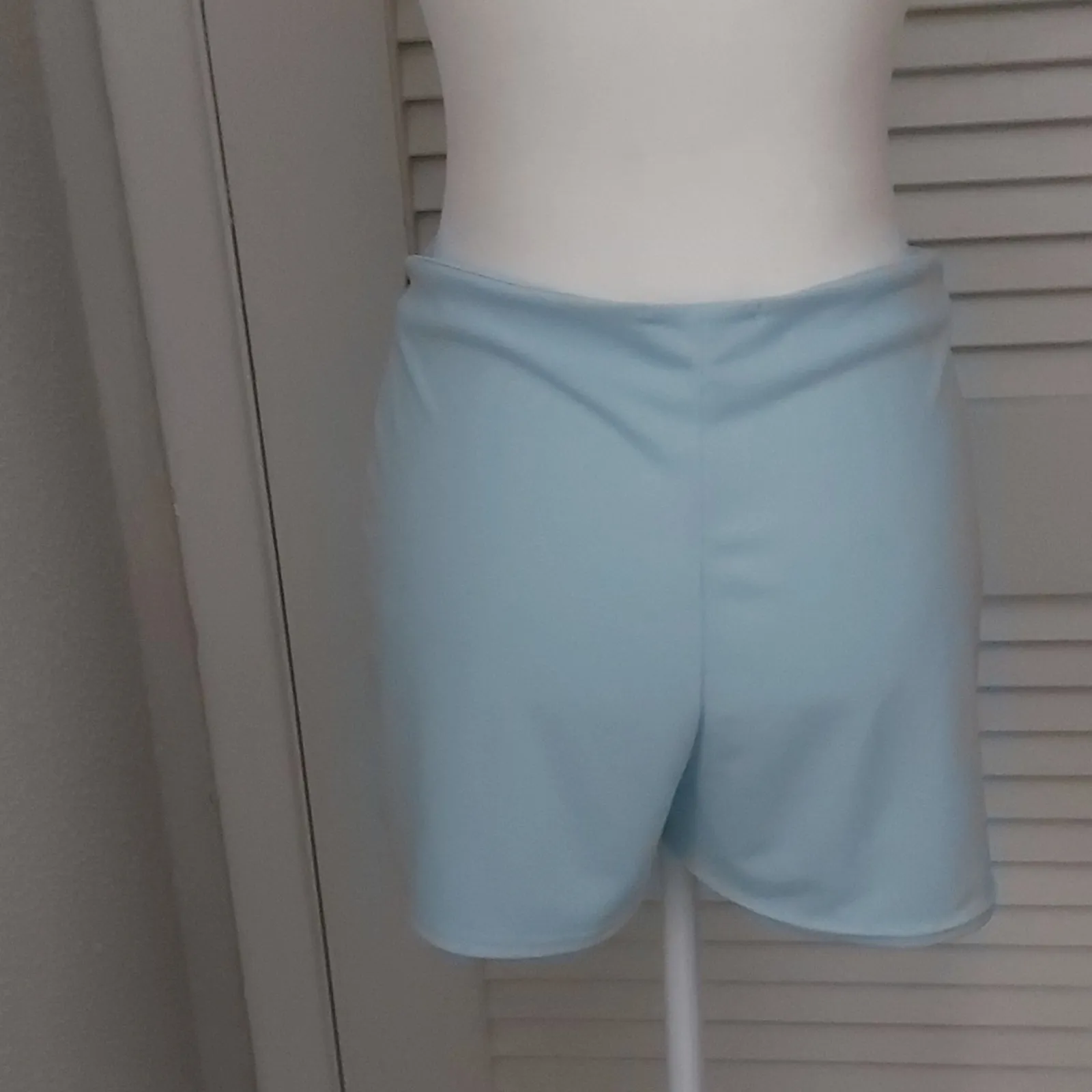 Missguided Light Pastel Blue Skort 12 Casual Pastel Classic Preppy Coconut Girl - Image 3