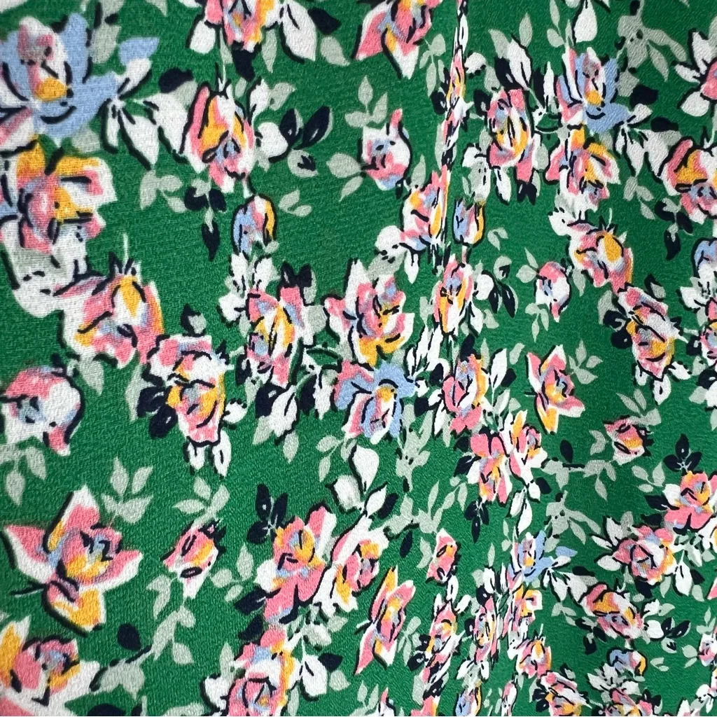 Lot of 2 MAX STUDIO Floral Flutter Sleeve Top Crepe Popover Plus Sz 1X Preppy - Image 14