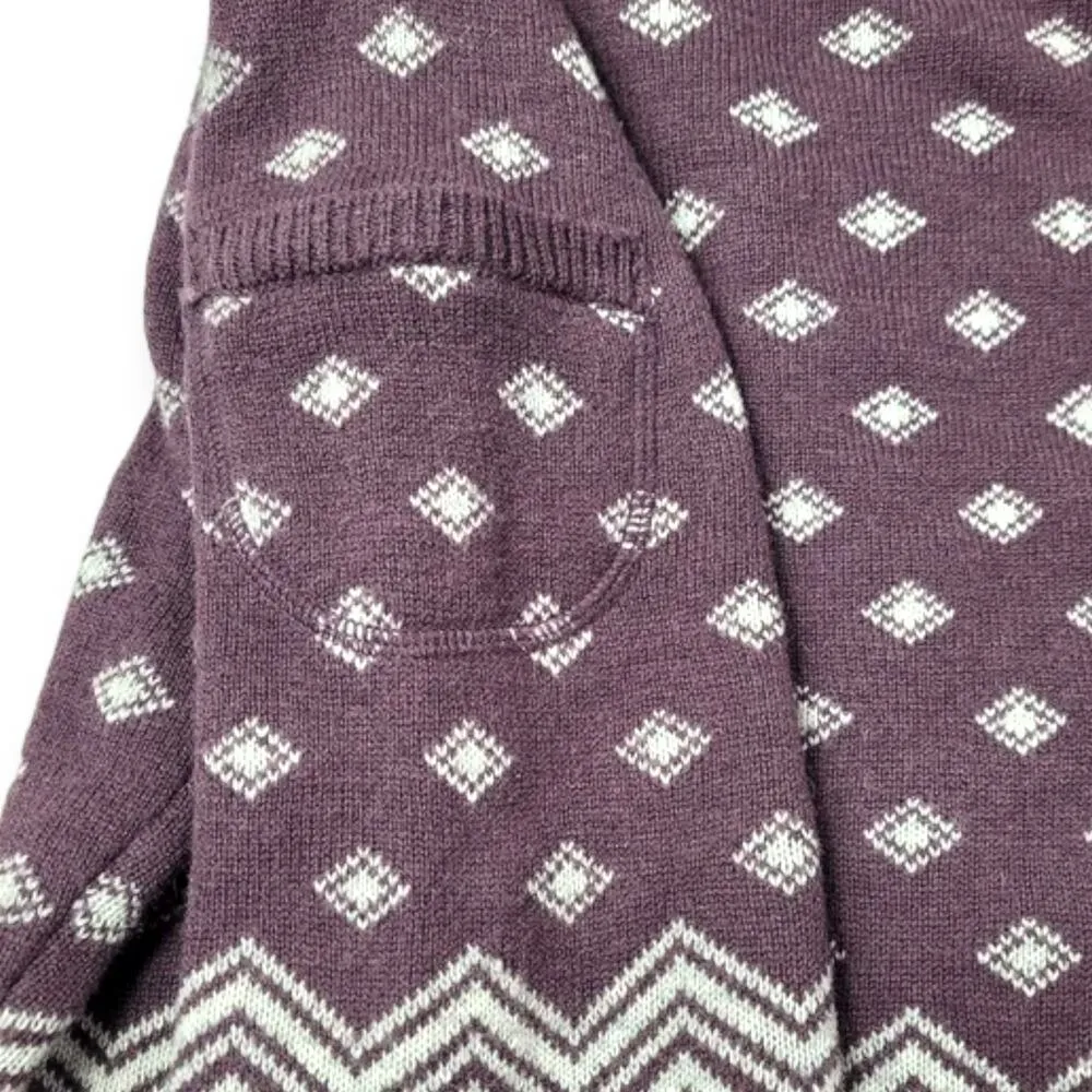 Athleta | Medium | Teton Wool Blend Full Zip Nordic Cardigan Sweater Knit Jacket - Image 5