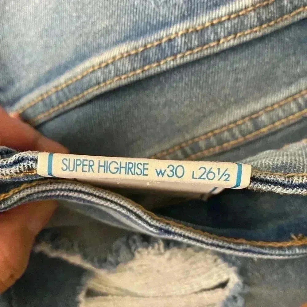 🆕Indigo Rein Straight Leg Distress Jeans 13🆕 - Image 16