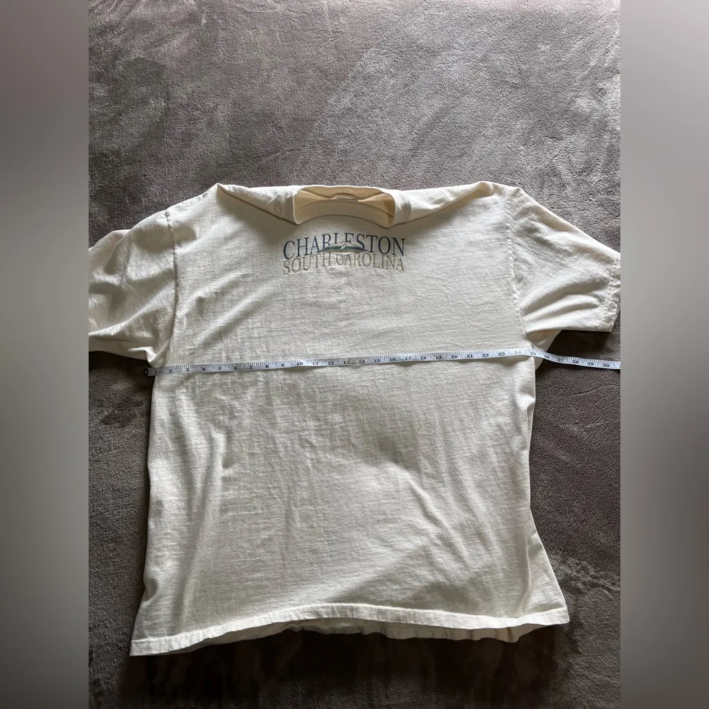 CHARLESTON SOUTH CAROLINA Vintage Ivory Unisex Tee Adult T - Image 5