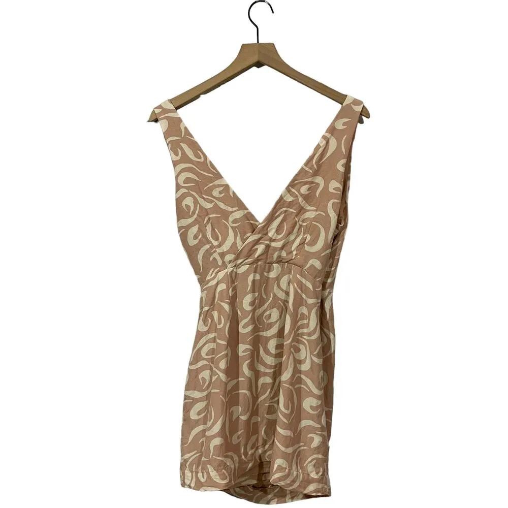 Amuse Society Regatta Woven Mini Wrap Dress - Coral Sands - Small - Image 11