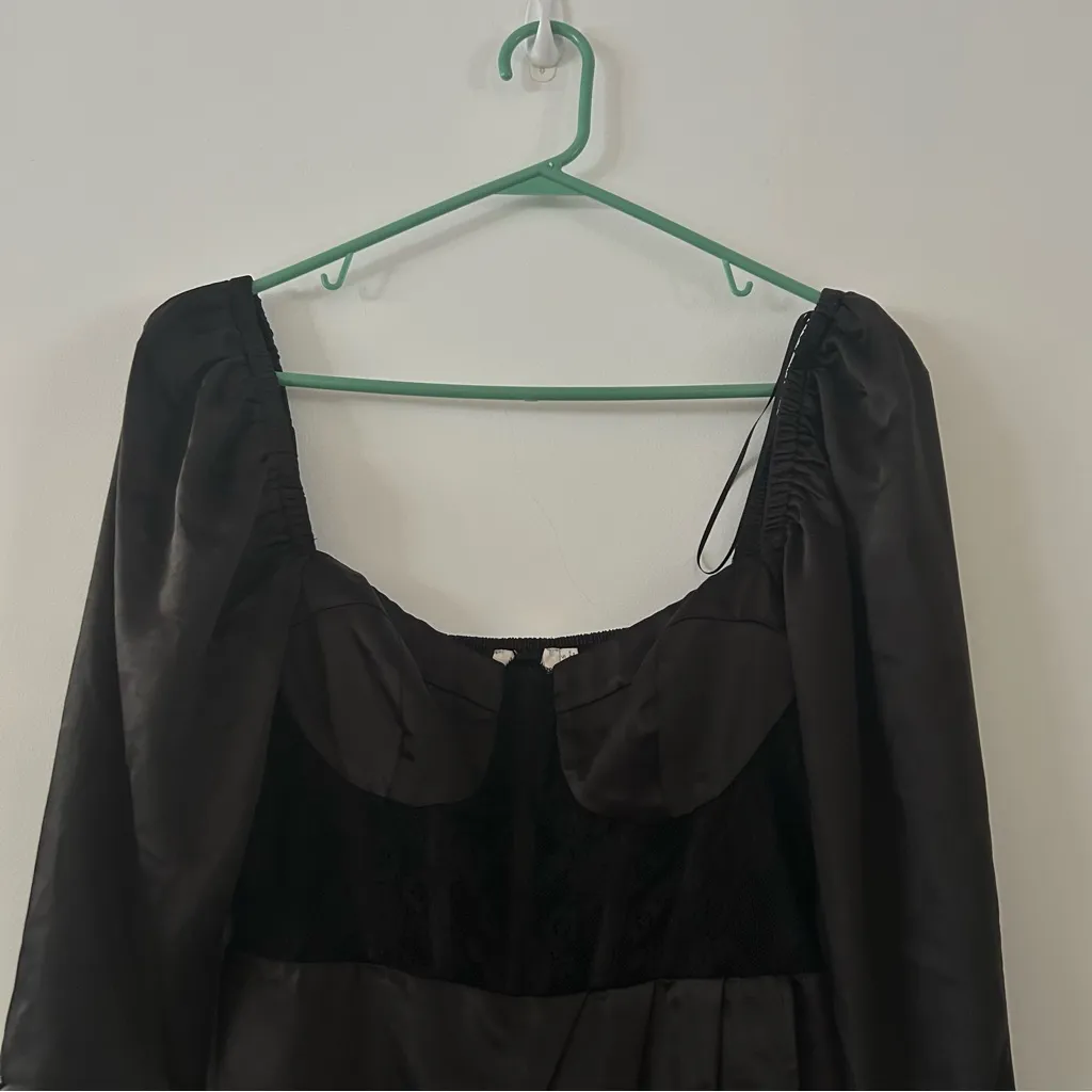 ASTR the Label Lace Bustier Black Mini Dress - Image 5