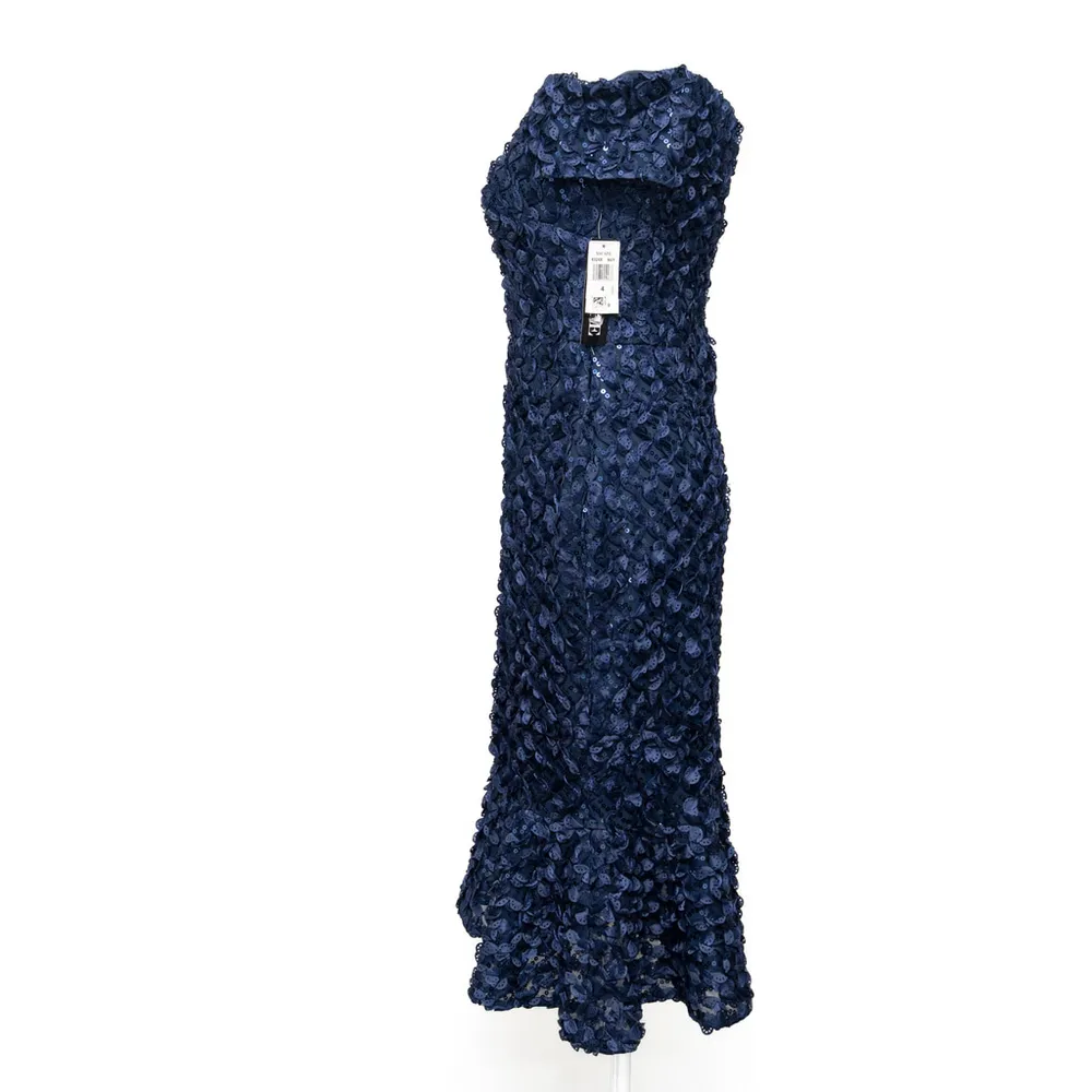 Xscape Off The Shoulder Lace Midi Dress - Image 9