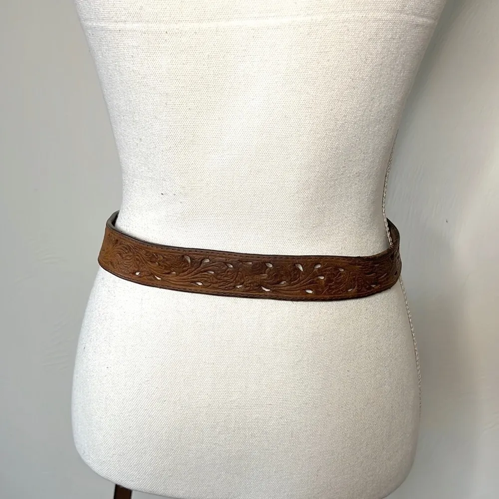 Cowgirl Up Leather Belt Brown - Image 4