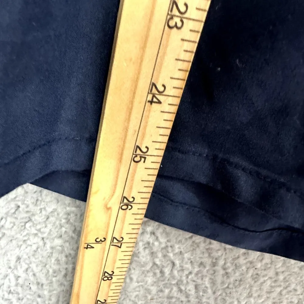 J. Jill Wide Leg Pants Womens XL Blue Stretch Ankle Lagenlook‎ Nautical Boho - Image 5