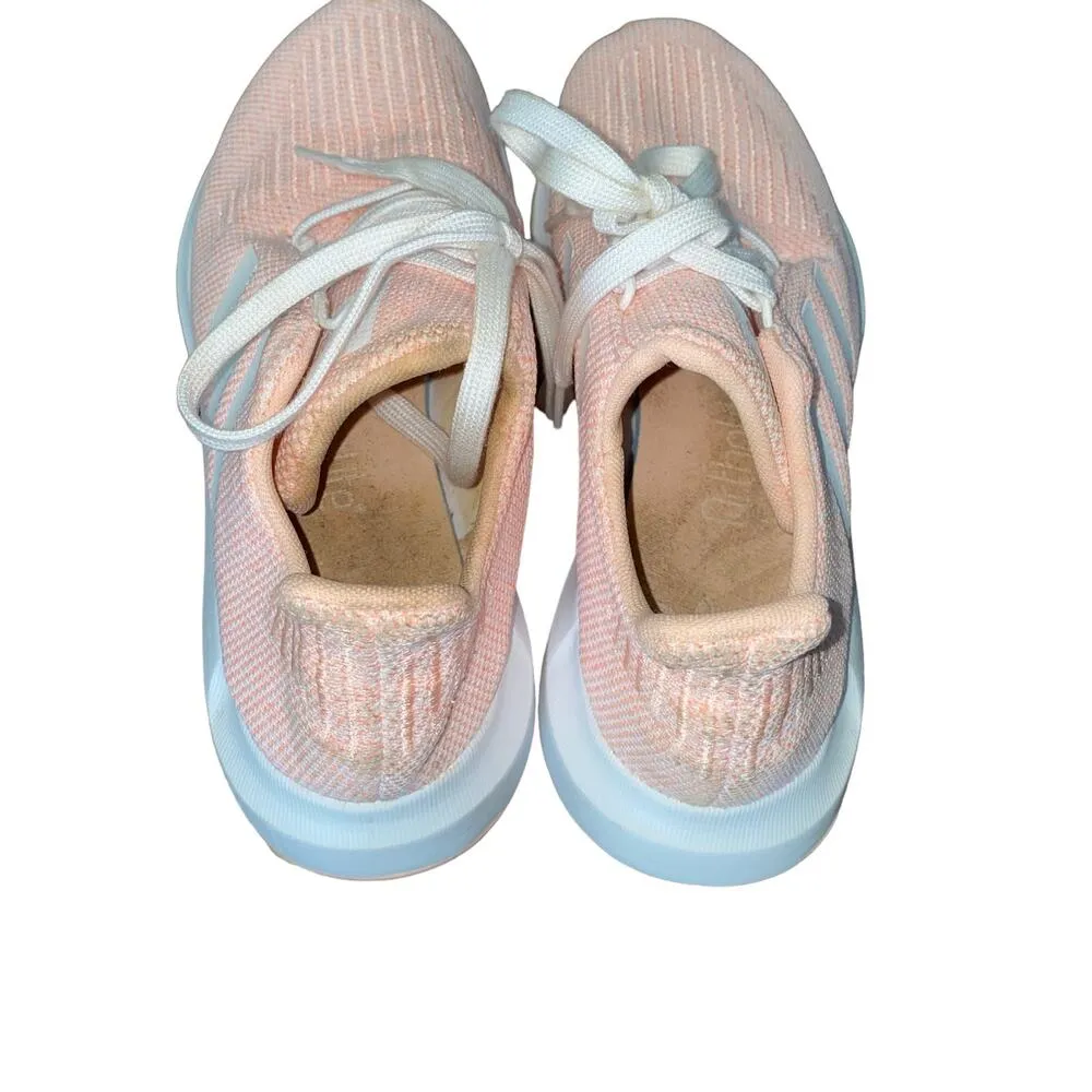 Adidas Swift Three Stripes Running Shoes Barbie Pink with White Sole sz 6.5 - Image 8