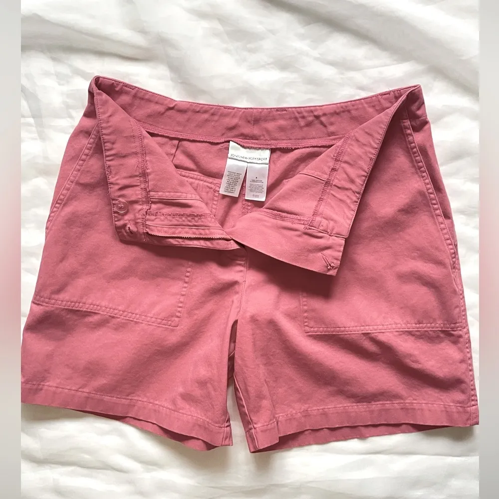 Jones New York Sports Pink Bermuda Shorts Casual Cotton Blend - Image 8