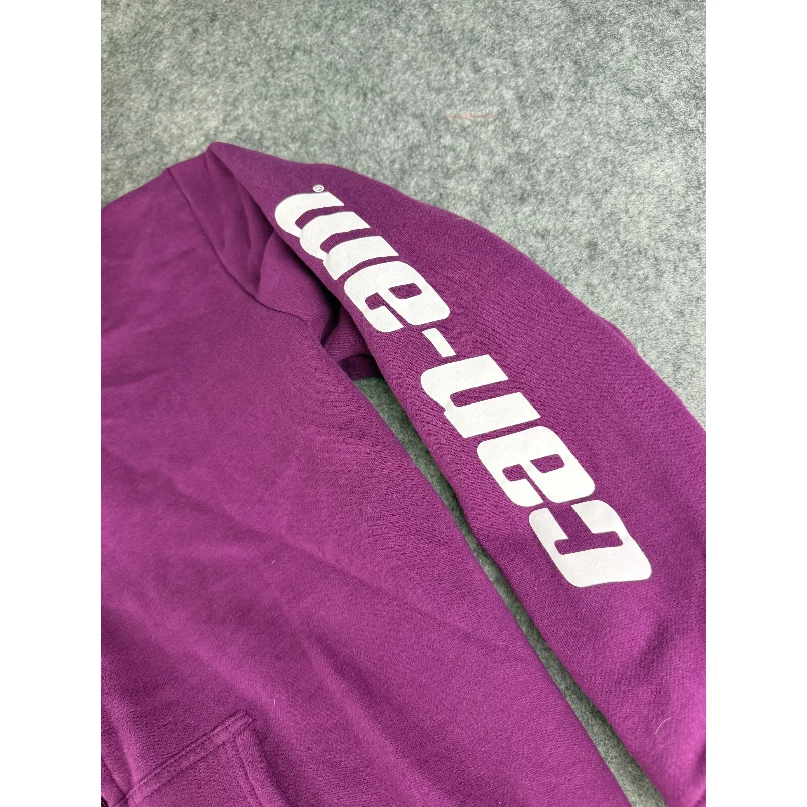 Kappa Ladies Size M Designed For Can Am Sport Zip-Up Sweatshirt Purple Hoodie‎ - Image 6