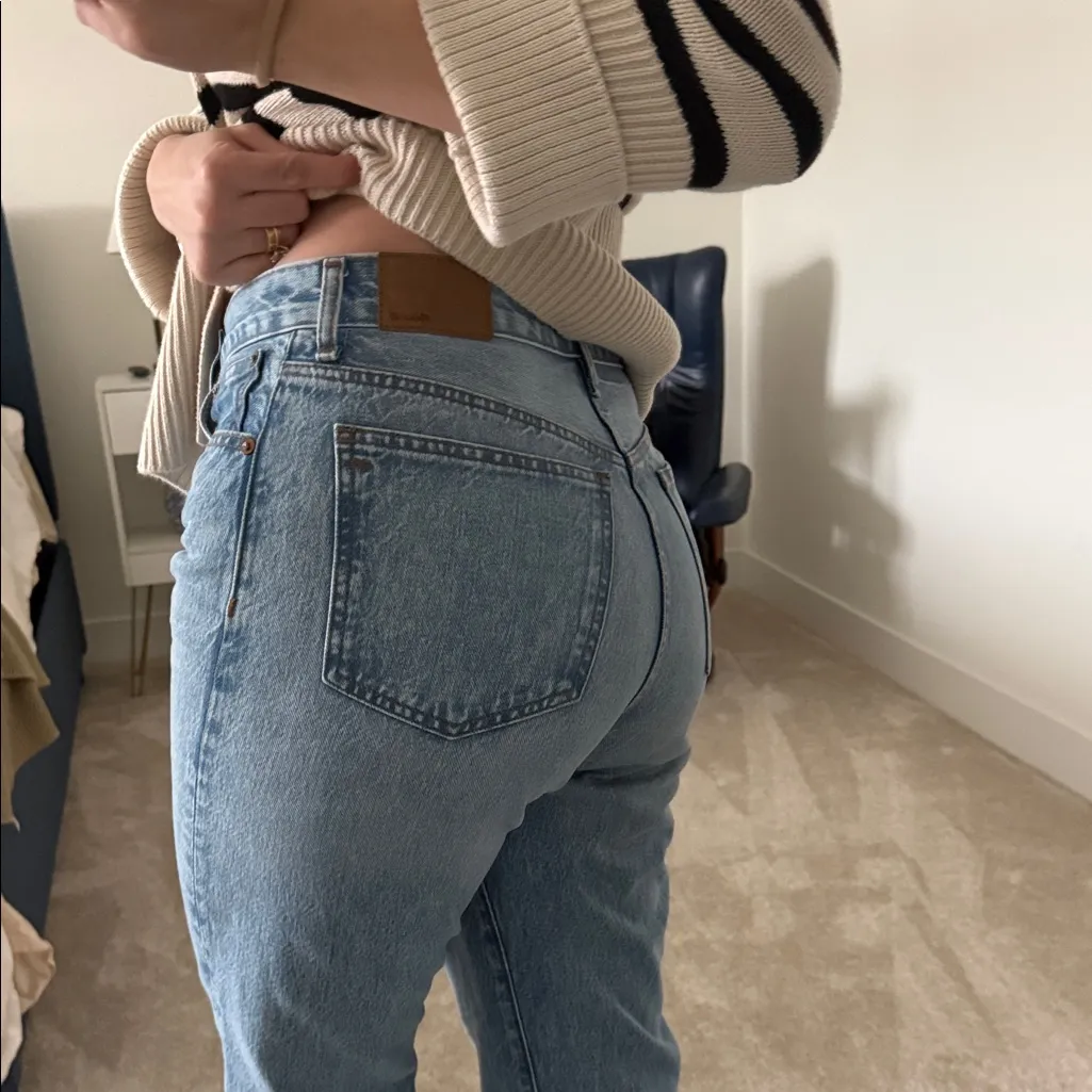 Madewell ‘90s straight Classic Blue light wash Women's Jeans size 29! - Image 5