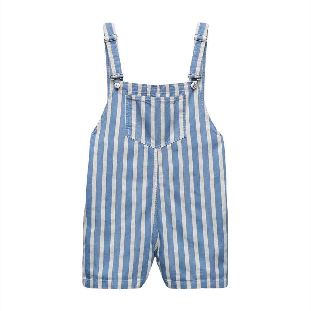 NWT ZARA  BLOGGERS FAV STRIPED ROMPER JUMPSUIT BLUE WHITE XS - Image 11