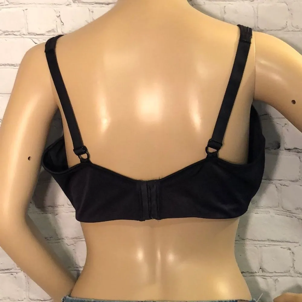 Lilyette Black Underwire Minimizer Bra 42DD #0904 Size undefined - Image 6