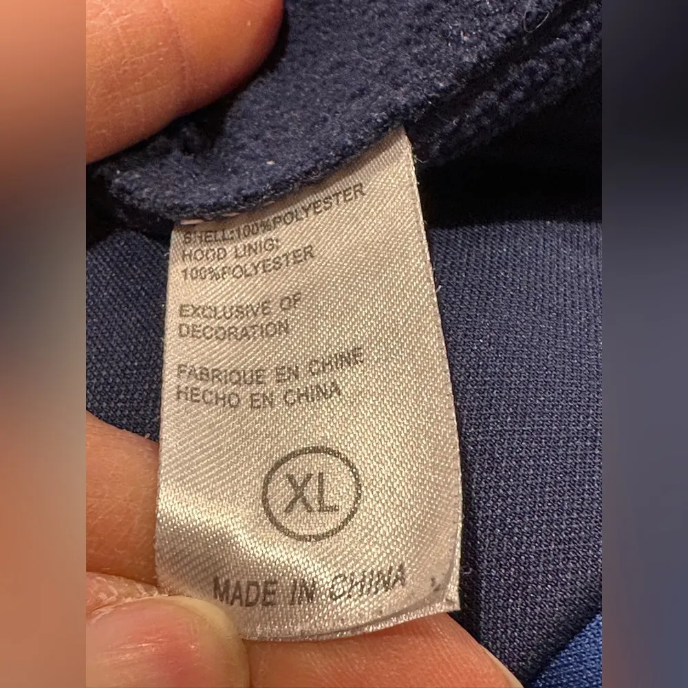 Nike  Boys Blue Gonzaga University hoodie Sweater SZ XL - Image 8