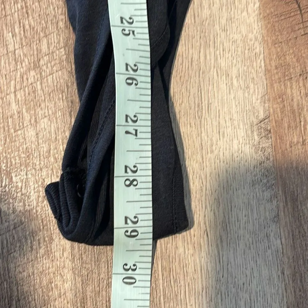 Ba&sh Womens Wrap V-Neck Long Sleeve Celia Bodysuit‎ Black Small NWOT - Image 11