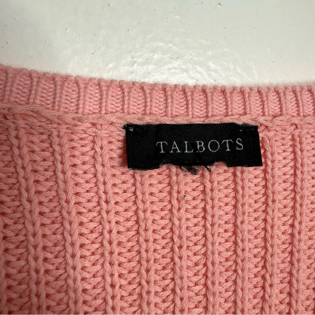 Talbots Shaker‎ Stitch Sweater Ombre Dip Dye Size Medium - Image 6