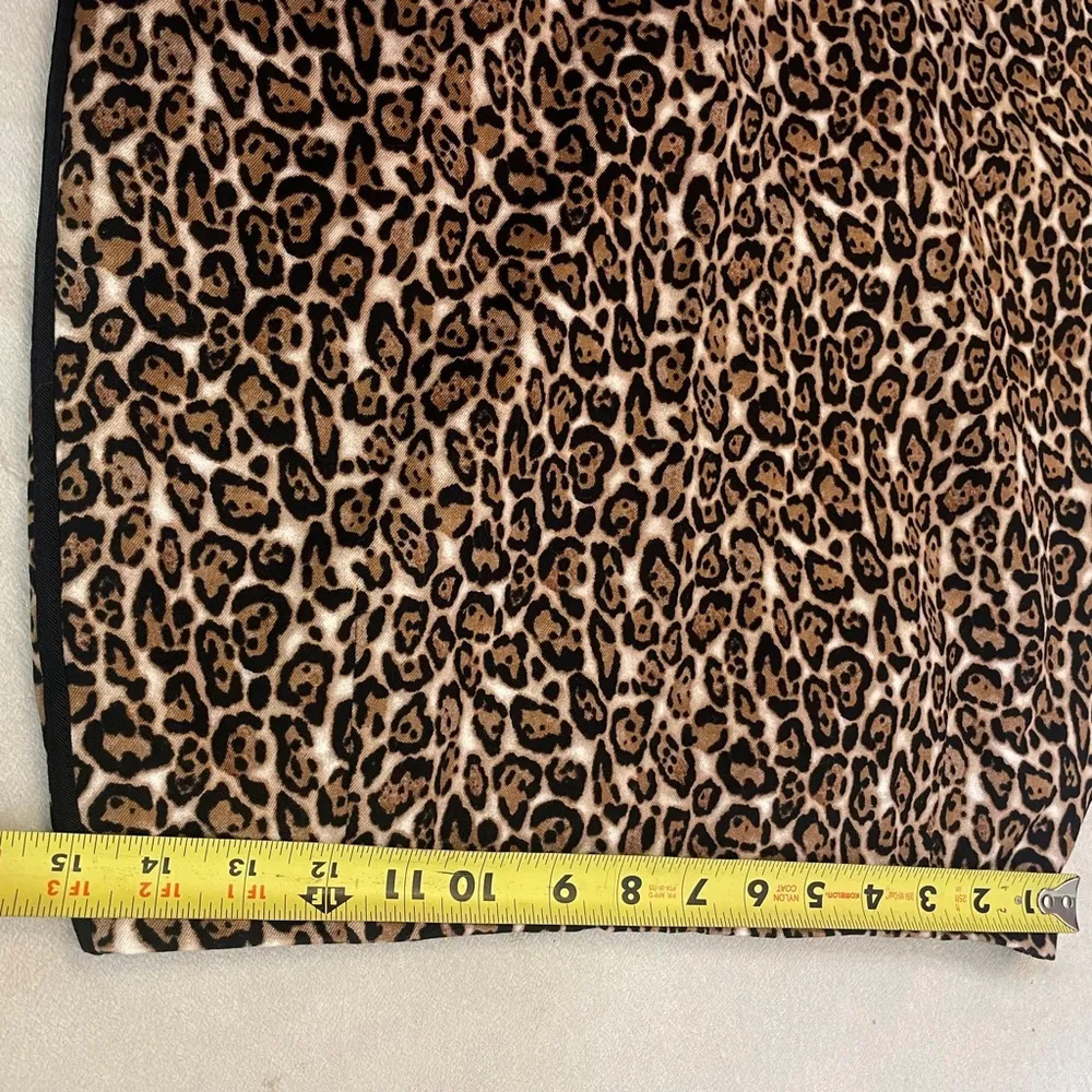 White House Black Market Leopard Print Pencil Skirt work - Image 6