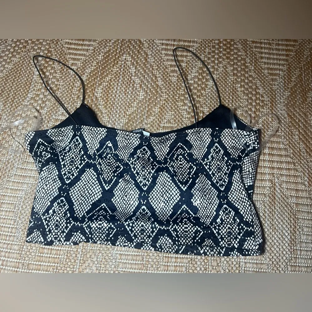 Women's Seriously Snake Sequined Crop Top, Size S, Great Condition - Image 8