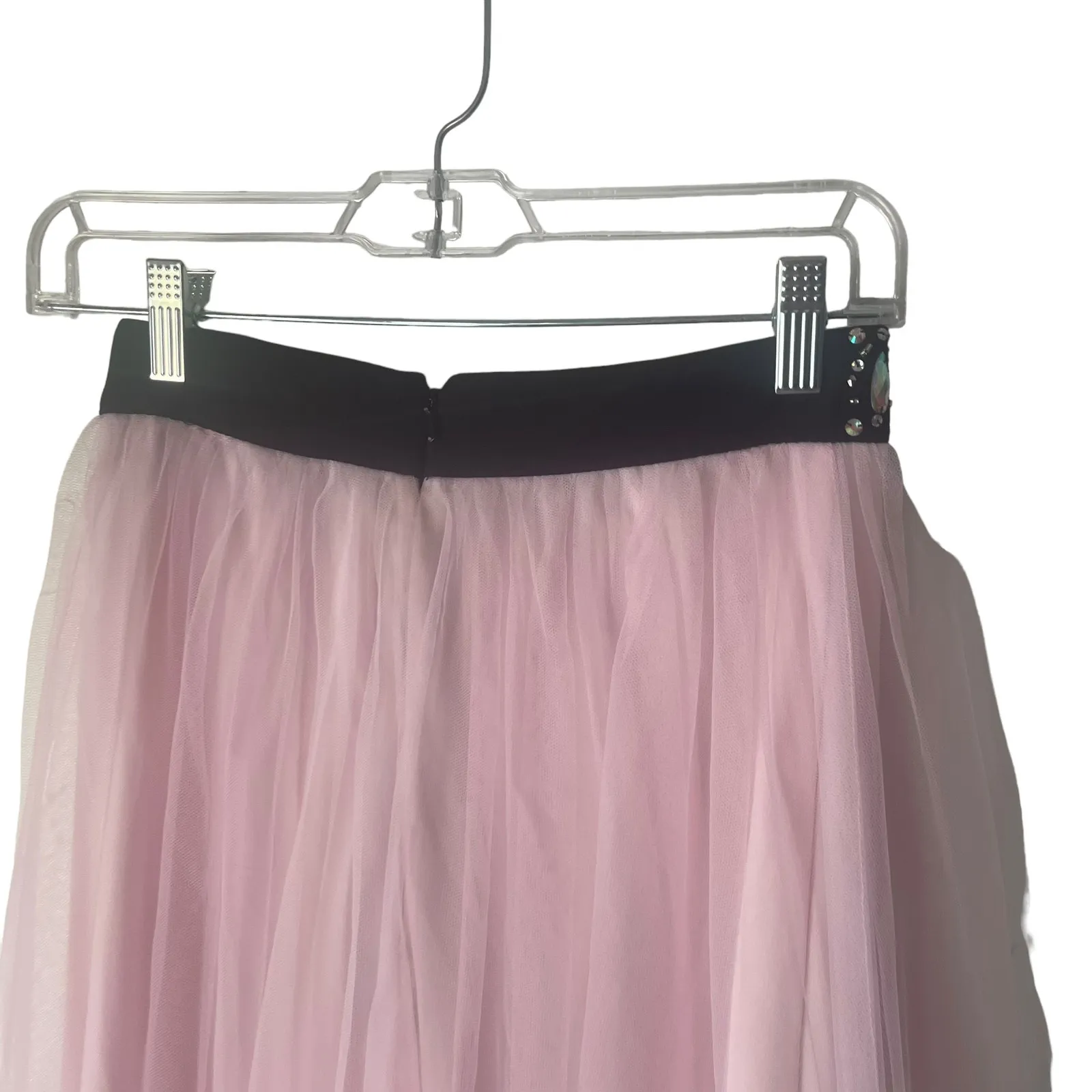 Blondie Nites Women's Size 1 Bedazzled‎ Jewel Pink Tule Black Halter Top 2 Piece - Image 16