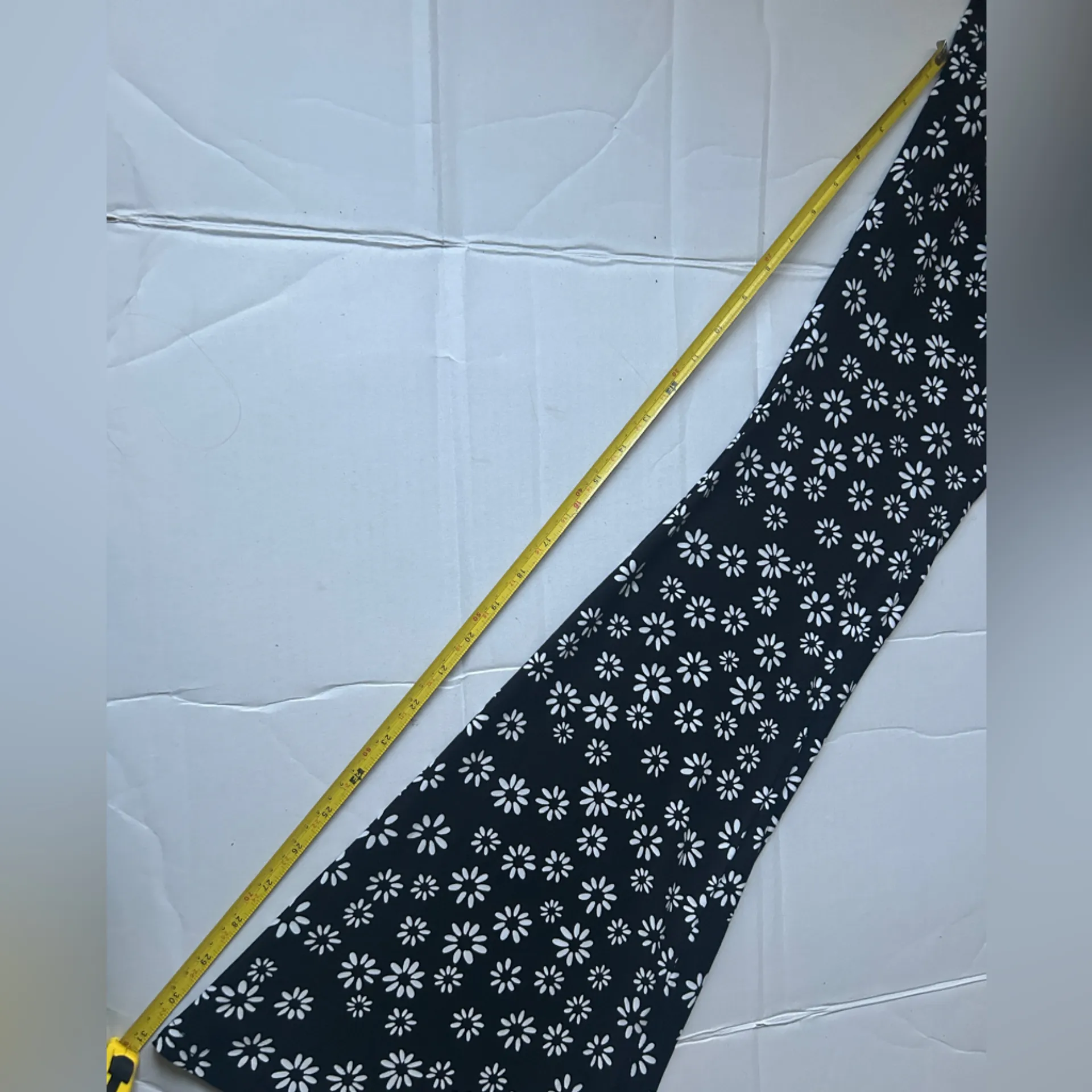 NoBo Black and white flower print flare leggings XL - Image 7