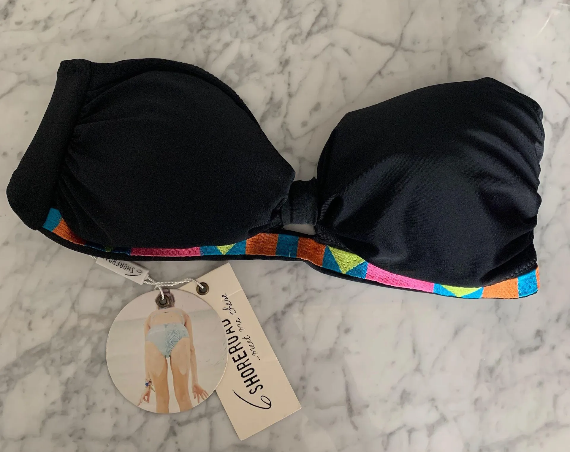 6shoreroad Embroidered Bikini Top - Image 5