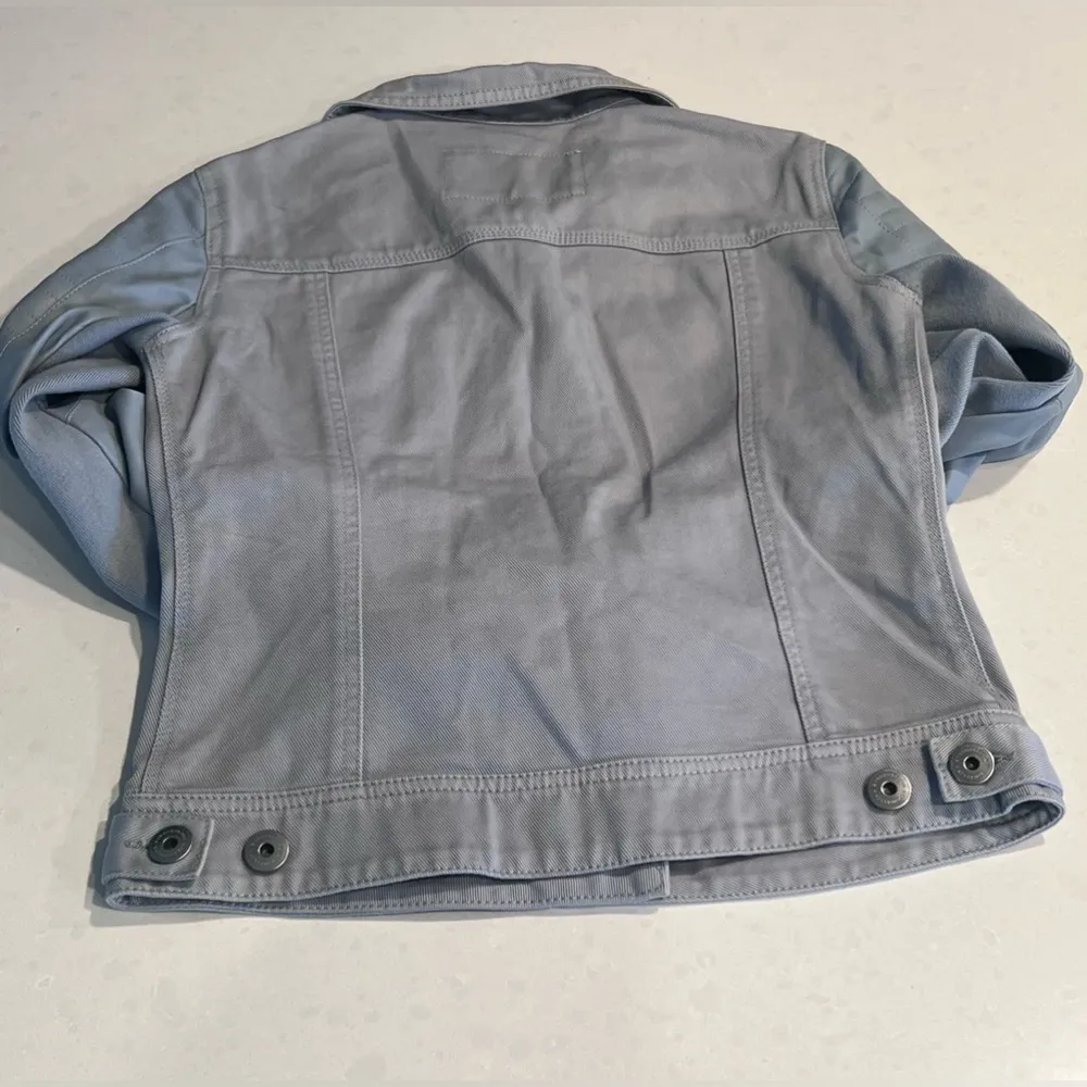 Bcbgmaxazria‎ Womens Jean jacket Moto style Size XS - Image 8