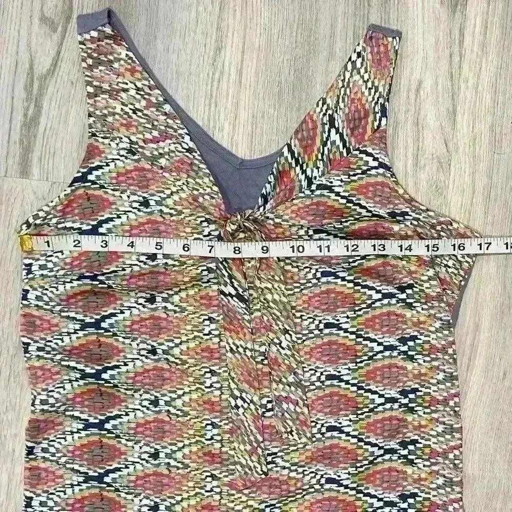 The Limited Satin Colorful Snake Print V Neck Tank Top Sleeveless Shirt Size XS - Image 6