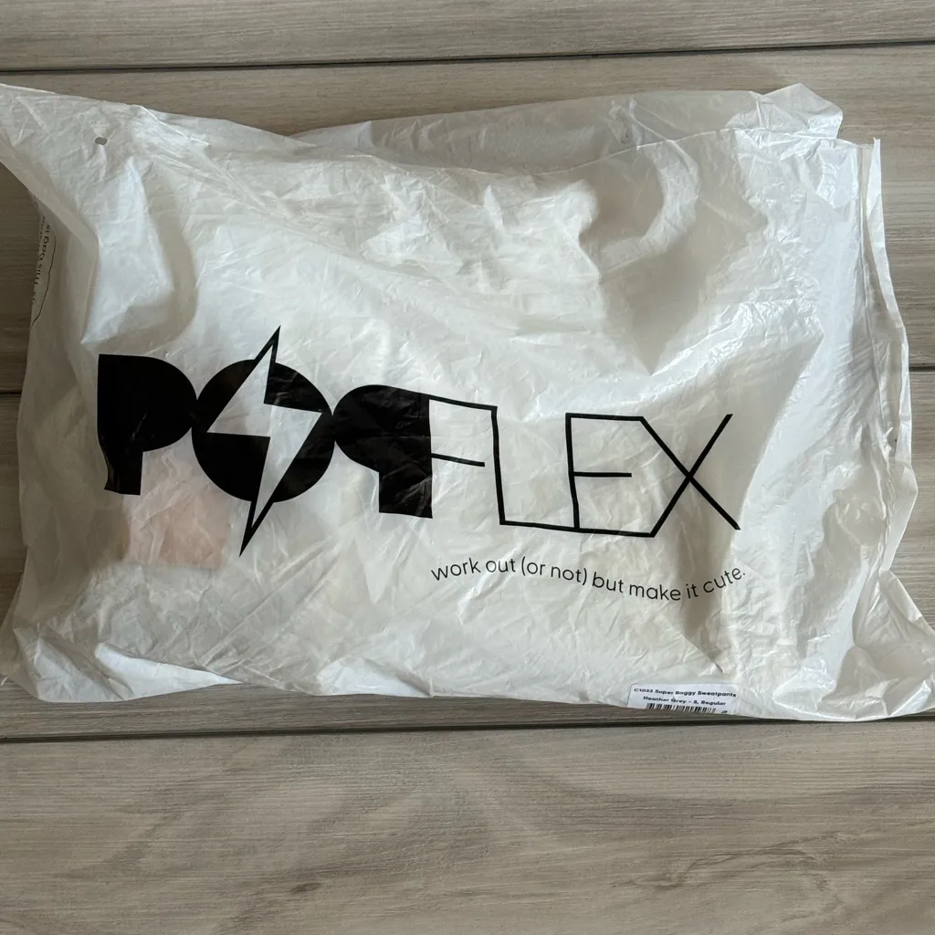 POPFLEX Super Baggy Sweatpants Grey Small NWT IN PACKAGE Gray - Image 10